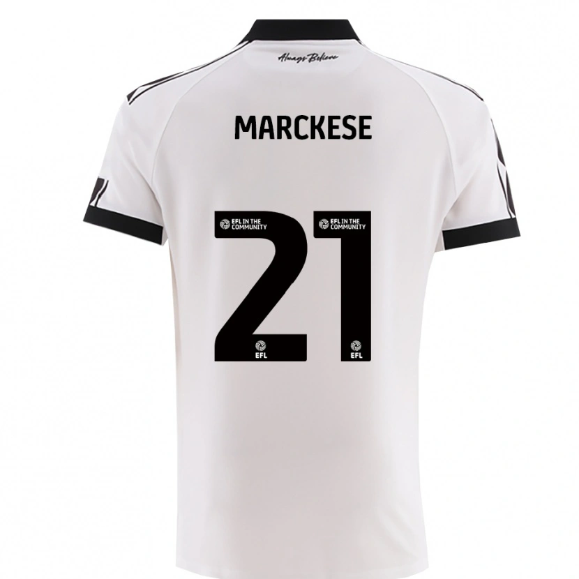 Danxen Criança Camisola Kaylan Marckese #21 Branco Preto Alternativa 2025/26 Camisa Brasil