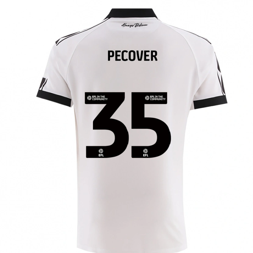 Danxen Criança Camisola Leo Pecover #35 Branco Preto Alternativa 2025/26 Camisa Brasil