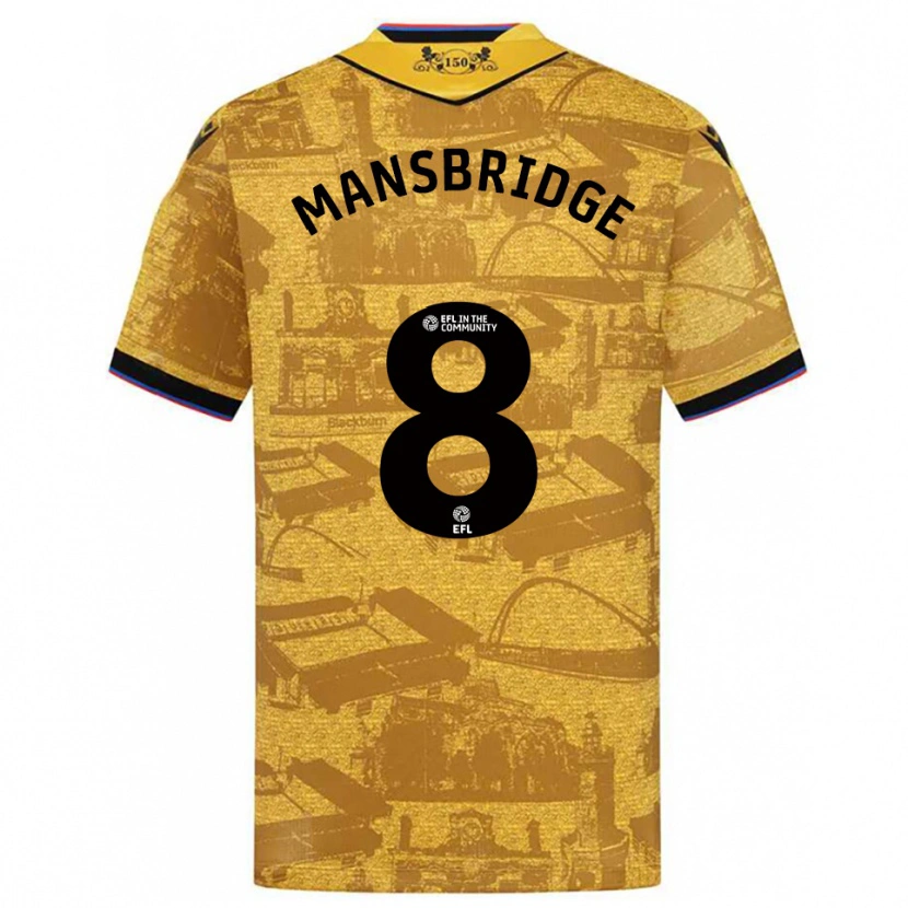 Danxen Criança Camisola Tyler Mansbridge #8 Dourado Preto Alternativa 2025/26 Camisa Brasil