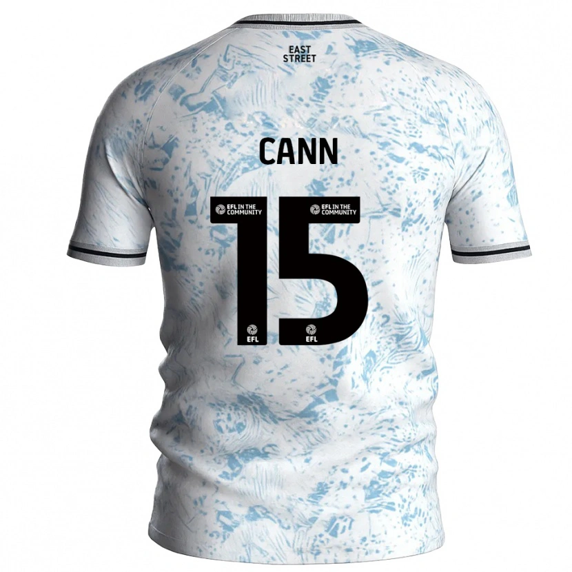 Danxen Criança Camisola Ethan Cann #15 Branco Azul Celeste Alternativa 2025/26 Camisa Brasil