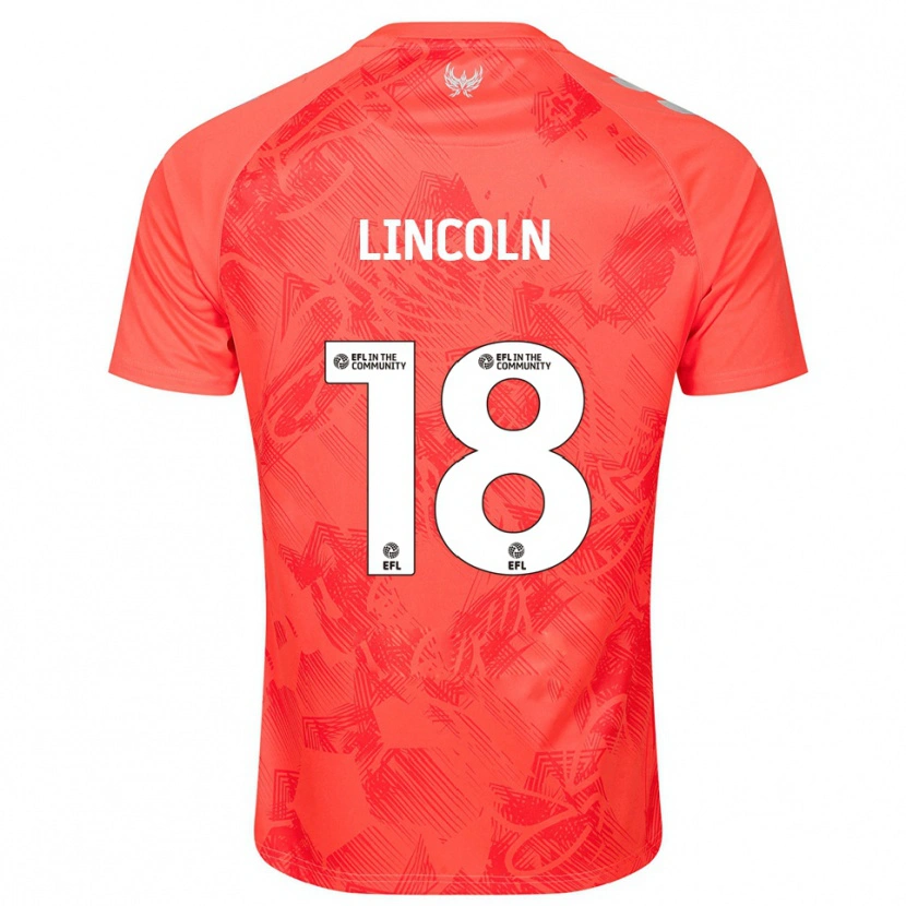 Danxen Criança Camisola Khavarni Lincoln #18 Laranja Branco Alternativa 2025/26 Camisa Brasil