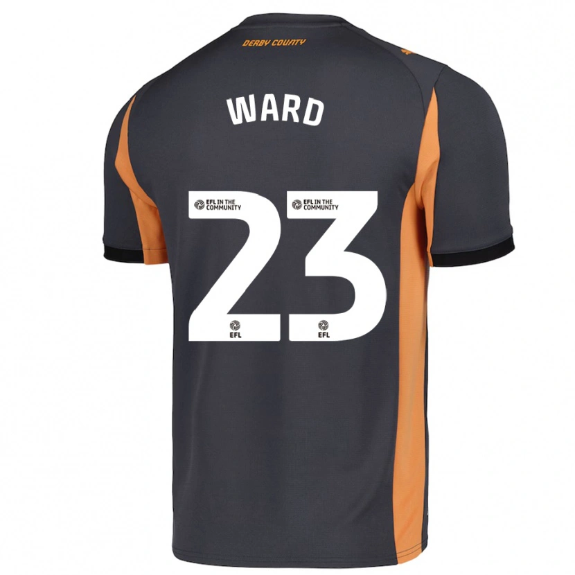 Danxen Criança Camisola Joe Ward #23 Cinza Laranja Preto Alternativa 2025/26 Camisa Brasil