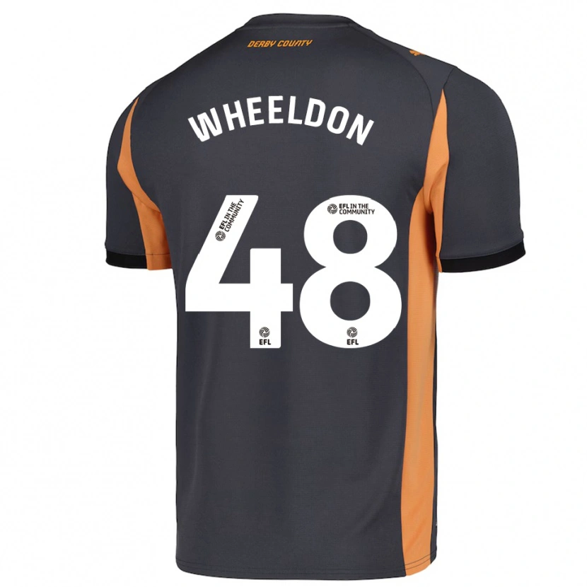 Danxen Criança Camisola Lennon Wheeldon #48 Cinza Laranja Preto Alternativa 2025/26 Camisa Brasil