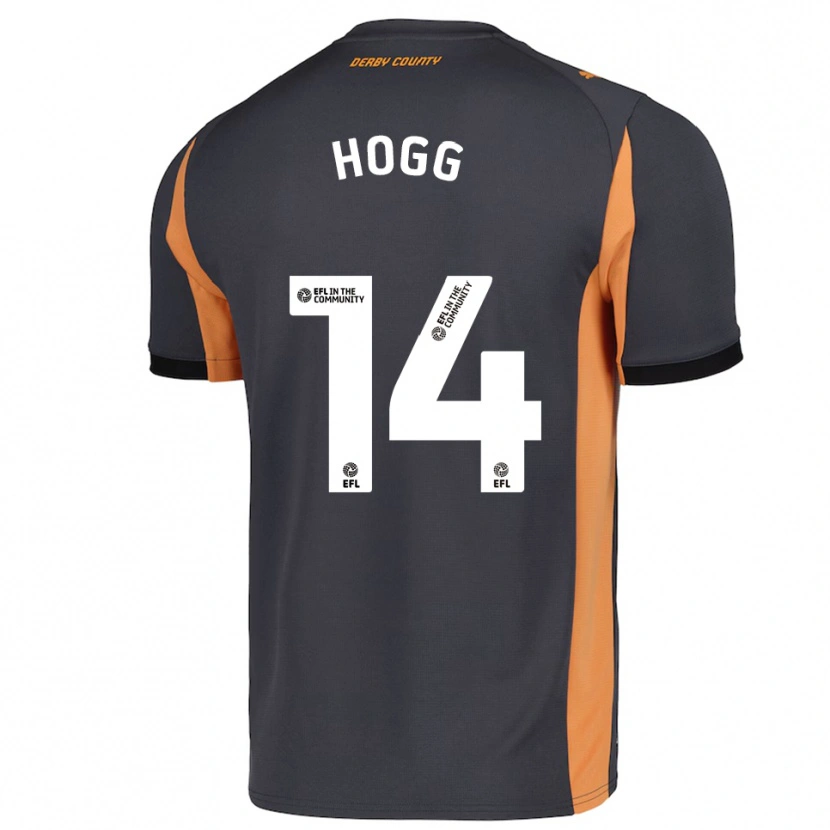 Danxen Criança Camisola Becky Hogg #14 Cinza Laranja Preto Alternativa 2025/26 Camisa Brasil