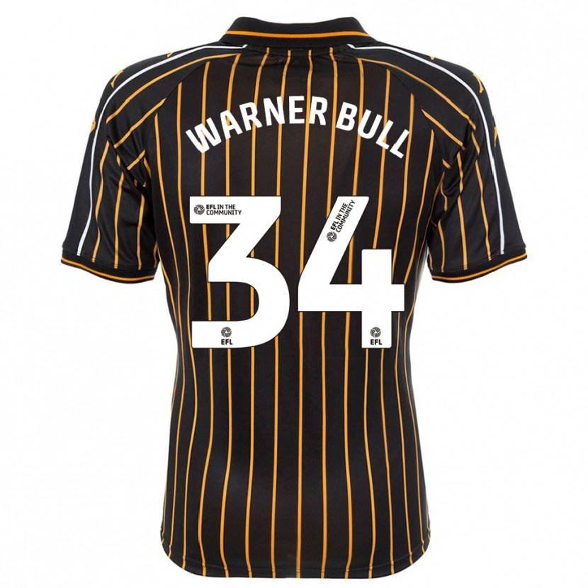 Danxen Criança Camisola Lucy Warner-Bull #34 Branco Preto Alternativa 2025/26 Camisa Brasil