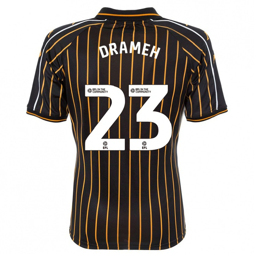 Danxen Criança Camisola Cody Drameh #23 Branco Preto Alternativa 2025/26 Camisa Brasil