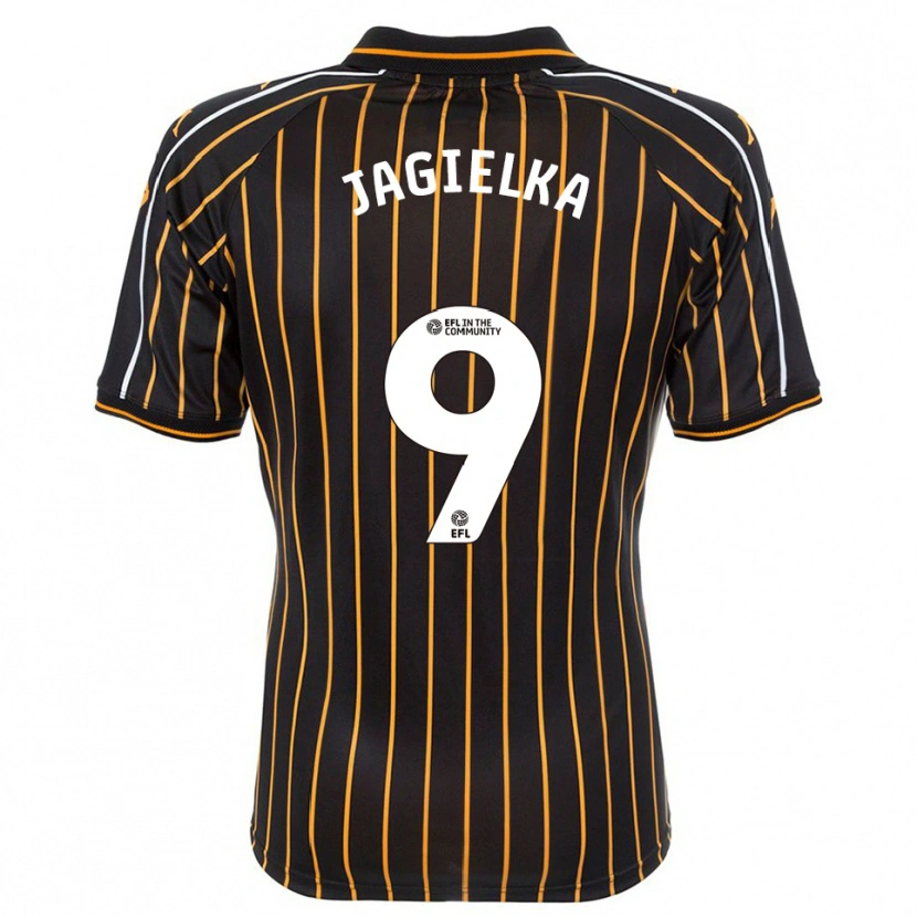Danxen Criança Camisola Zac Jagielka #9 Branco Preto Alternativa 2025/26 Camisa Brasil