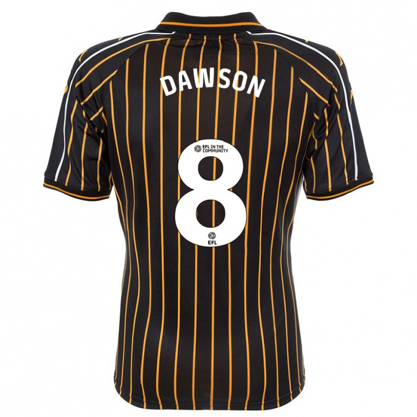 Danxen Criança Camisola Lucas Dawson #8 Branco Preto Alternativa 2025/26 Camisa Brasil