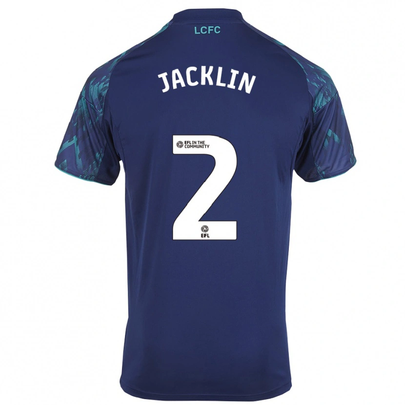 Danxen Criança Camisola Harry Jacklin #2 Azul Marinho Verde Branco Alternativa 2025/26 Camisa Brasil