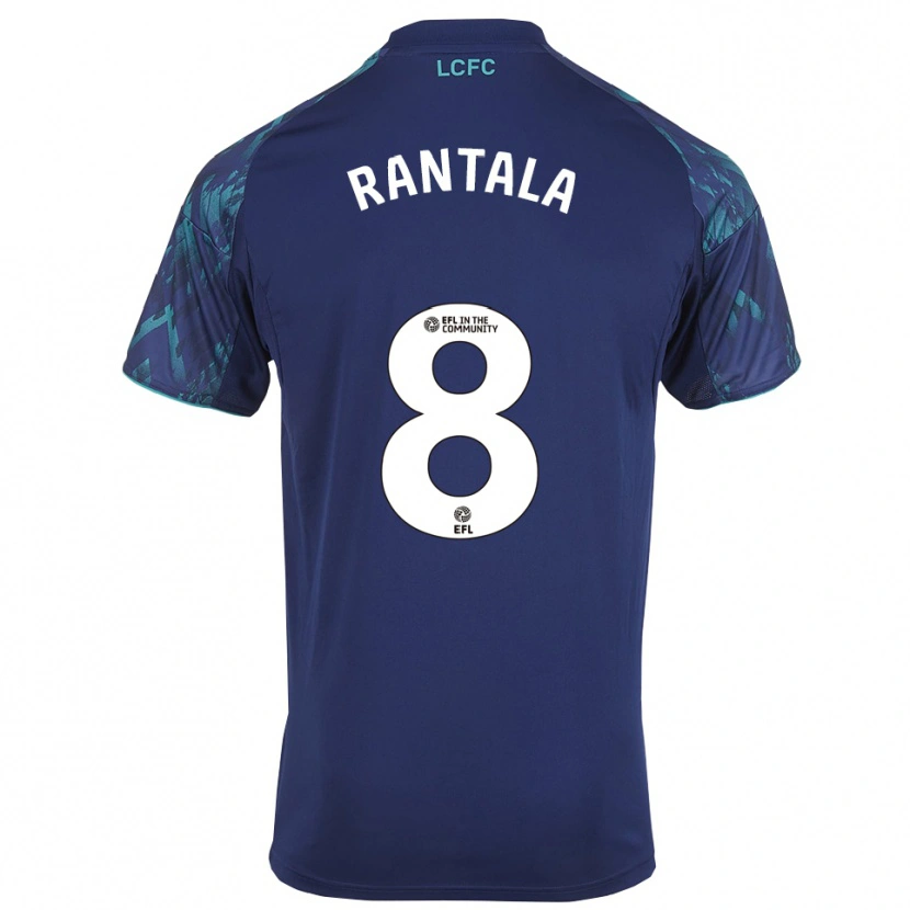 Danxen Criança Camisola Jutta Rantala #8 Azul Marinho Verde Branco Alternativa 2025/26 Camisa Brasil