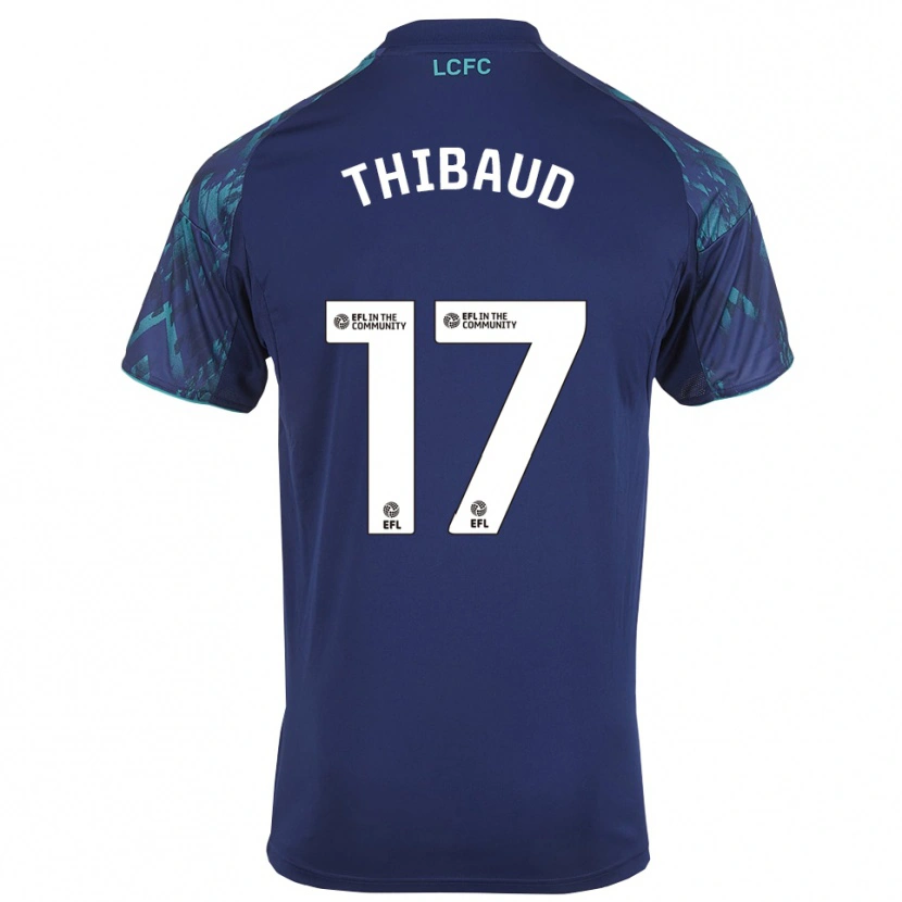 Danxen Criança Camisola Julie Thibaud #17 Azul Marinho Verde Branco Alternativa 2025/26 Camisa Brasil