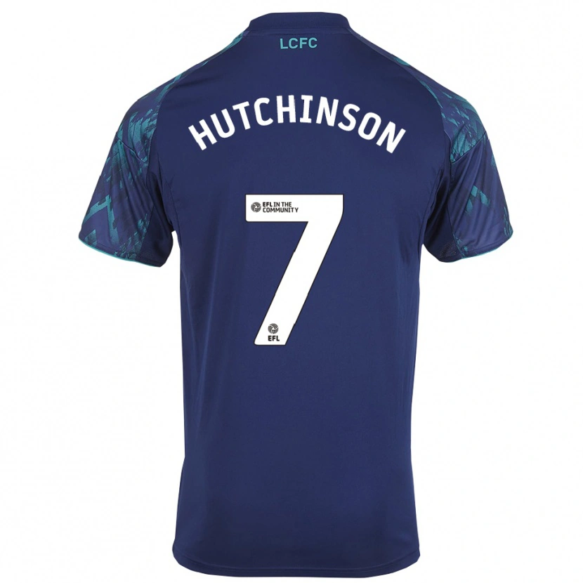 Danxen Criança Camisola Lorenz Hutchinson #7 Azul Marinho Verde Branco Alternativa 2025/26 Camisa Brasil