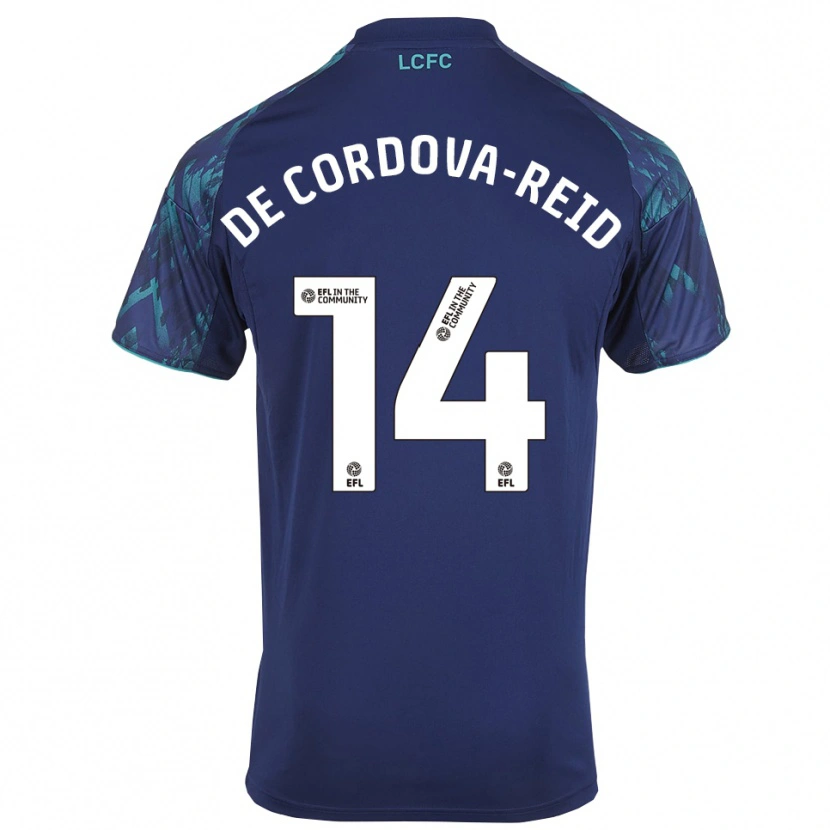 Danxen Criança Camisola Bobby De Cordova-Reid #14 Azul Marinho Verde Branco Alternativa 2025/26 Camisa Brasil