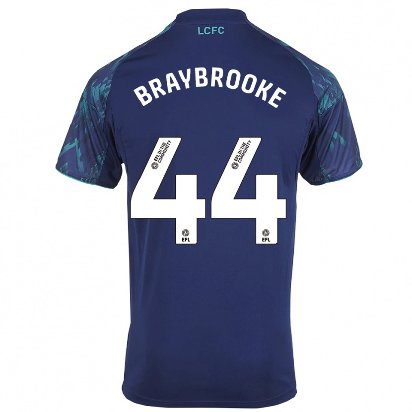 Danxen Criança Camisola Sammy Braybrooke #44 Azul Marinho Verde Branco Alternativa 2025/26 Camisa Brasil