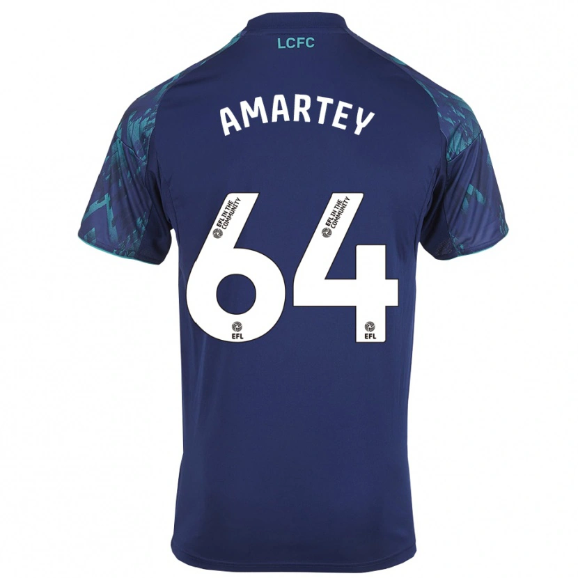 Danxen Criança Camisola Bobby Amartey #64 Azul Marinho Verde Branco Alternativa 2025/26 Camisa Brasil