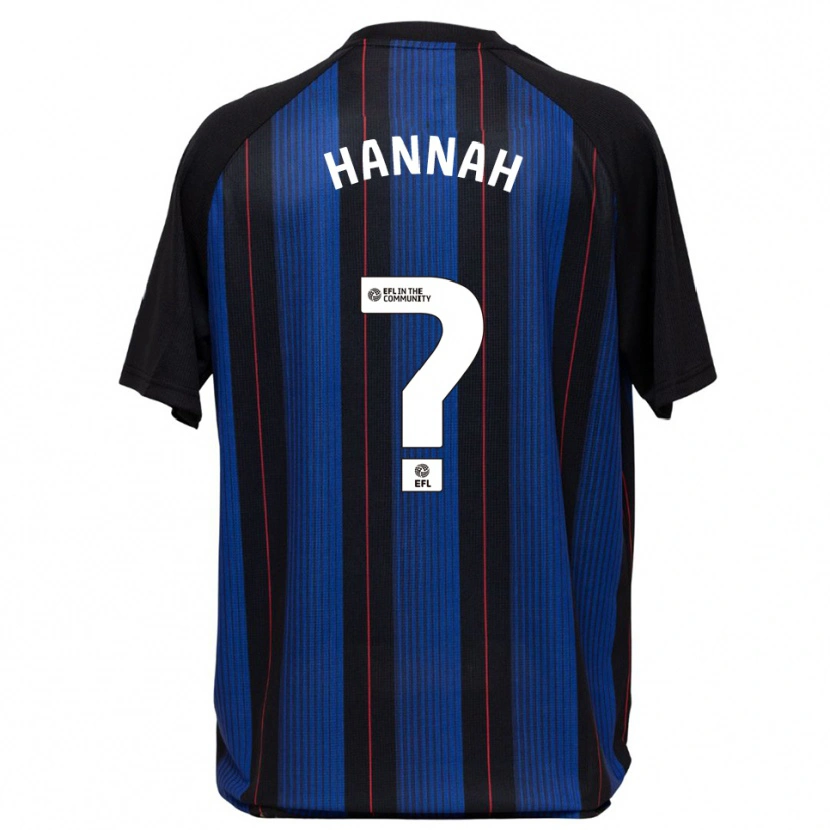 Danxen Criança Camisola Jack Hannah #0 Azul Preto Alternativa 2025/26 Camisa Brasil