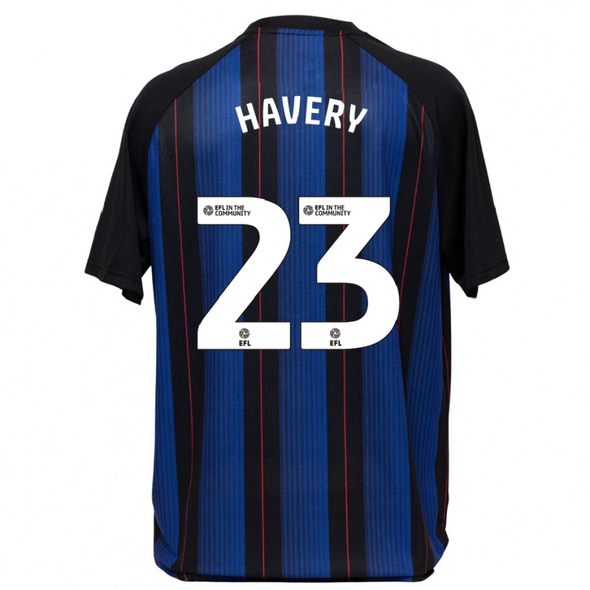 Danxen Criança Camisola Nicole Havery #23 Azul Preto Alternativa 2025/26 Camisa Brasil