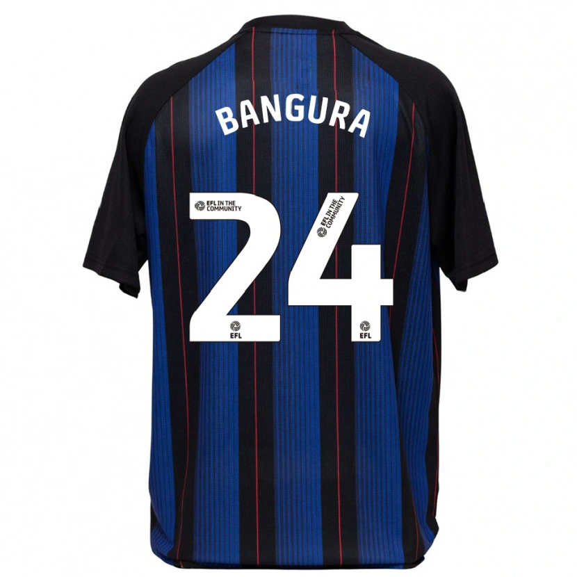 Danxen Criança Camisola Alex Bangura #24 Azul Preto Alternativa 2025/26 Camisa Brasil