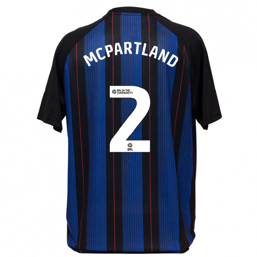 Danxen Criança Camisola Will Mcpartland #2 Azul Preto Alternativa 2025/26 Camisa Brasil