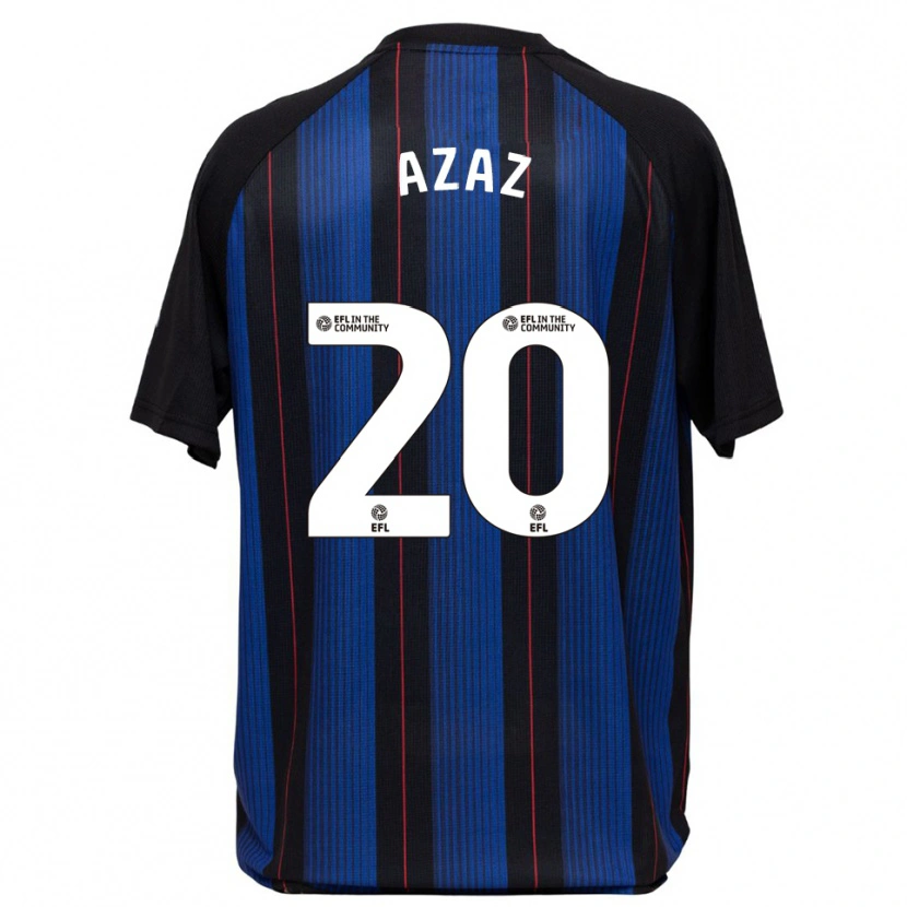 Danxen Criança Camisola Finn Azaz #20 Azul Preto Alternativa 2025/26 Camisa Brasil