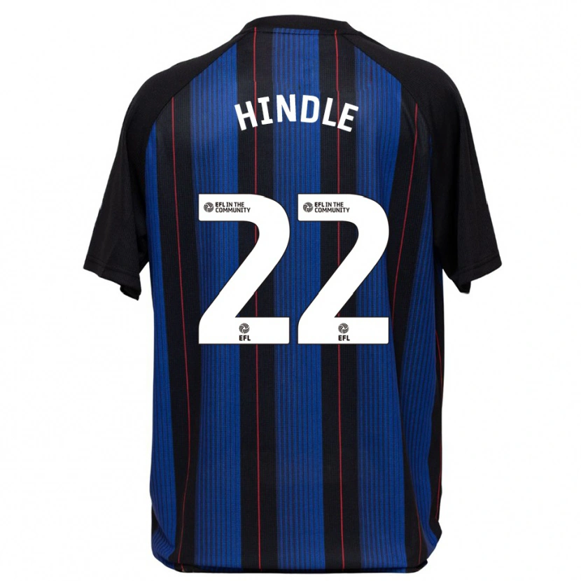 Danxen Criança Camisola Rachel Hindle #22 Azul Preto Alternativa 2025/26 Camisa Brasil