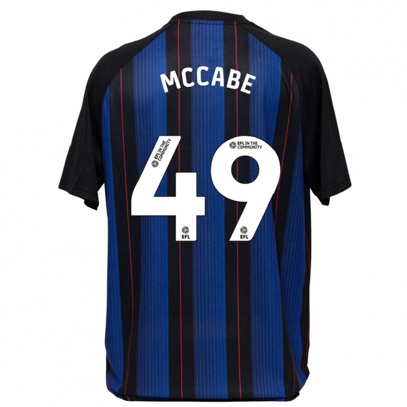 Danxen Criança Camisola Law Mccabe #49 Azul Preto Alternativa 2025/26 Camisa Brasil