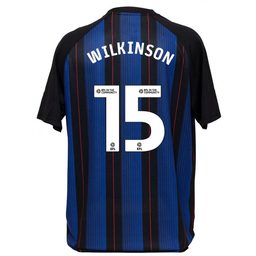 Danxen Criança Camisola Sharna Wilkinson #15 Azul Preto Alternativa 2025/26 Camisa Brasil