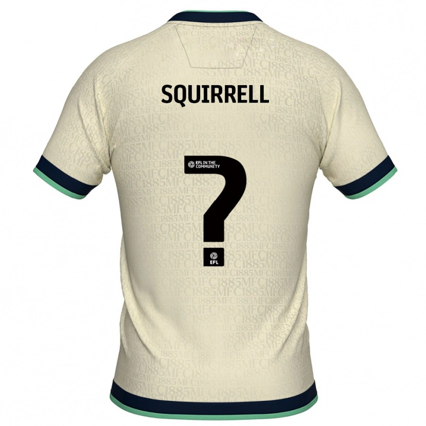 Danxen Criança Camisola Emma Squirrell #0 Champagne Azul Marinho Alternativa 2025/26 Camisa Brasil