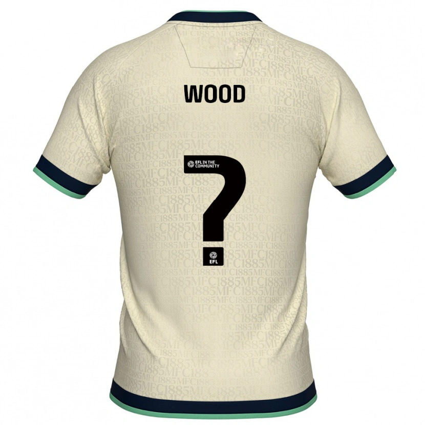 Danxen Criança Camisola Alice Wood #0 Champagne Azul Marinho Alternativa 2025/26 Camisa Brasil