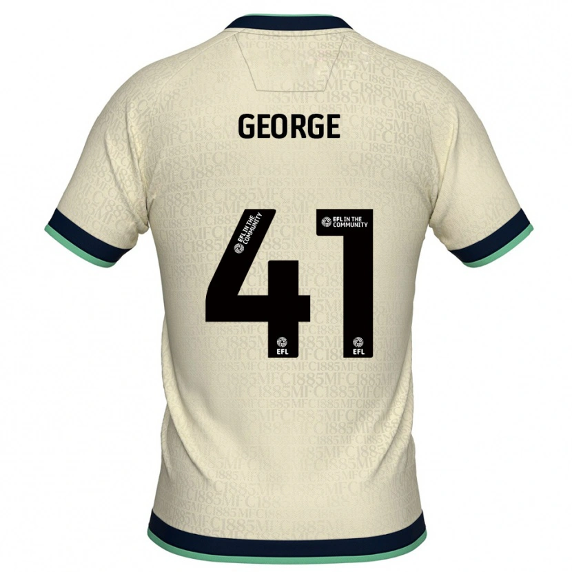 Danxen Criança Camisola George Evans #41 Champagne Azul Marinho Alternativa 2025/26 Camisa Brasil