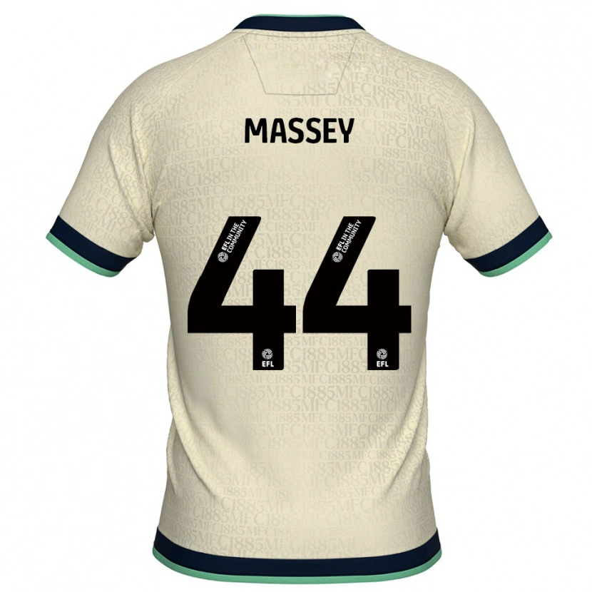 Danxen Criança Camisola Alfie Massey #44 Champagne Azul Marinho Alternativa 2025/26 Camisa Brasil