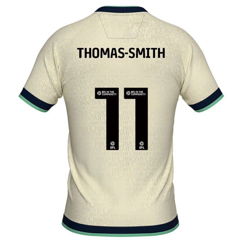 Danxen Criança Camisola Jaydon Thomas-Smith #11 Champagne Azul Marinho Alternativa 2025/26 Camisa Brasil