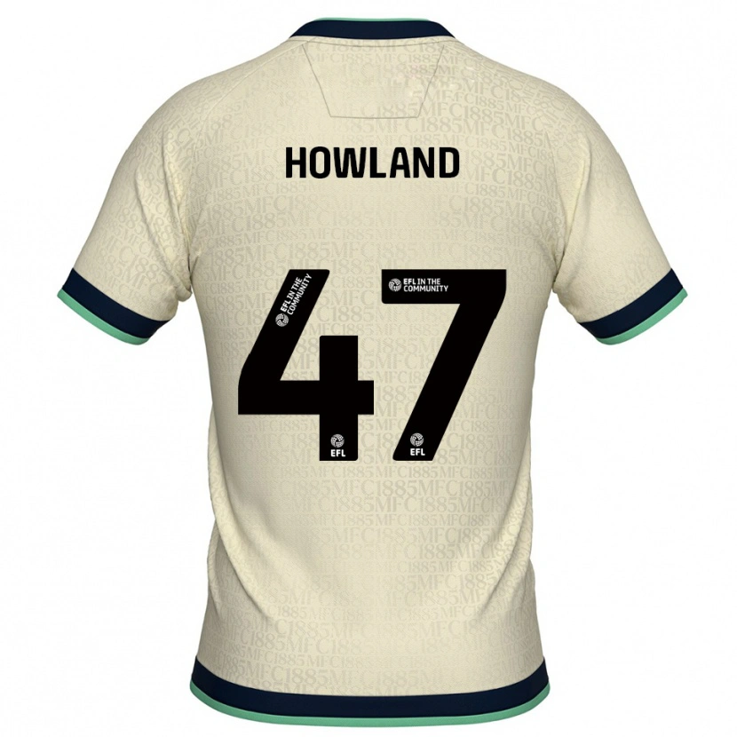 Danxen Criança Camisola Jack Howland #47 Champagne Azul Marinho Alternativa 2025/26 Camisa Brasil