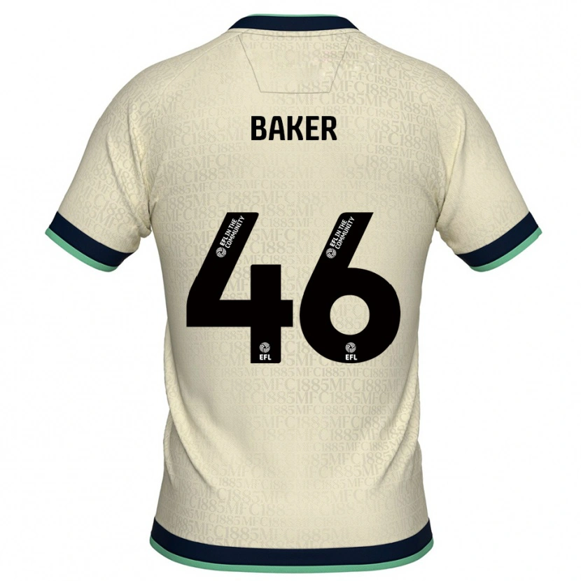 Danxen Criança Camisola Frankie Baker #46 Champagne Azul Marinho Alternativa 2025/26 Camisa Brasil