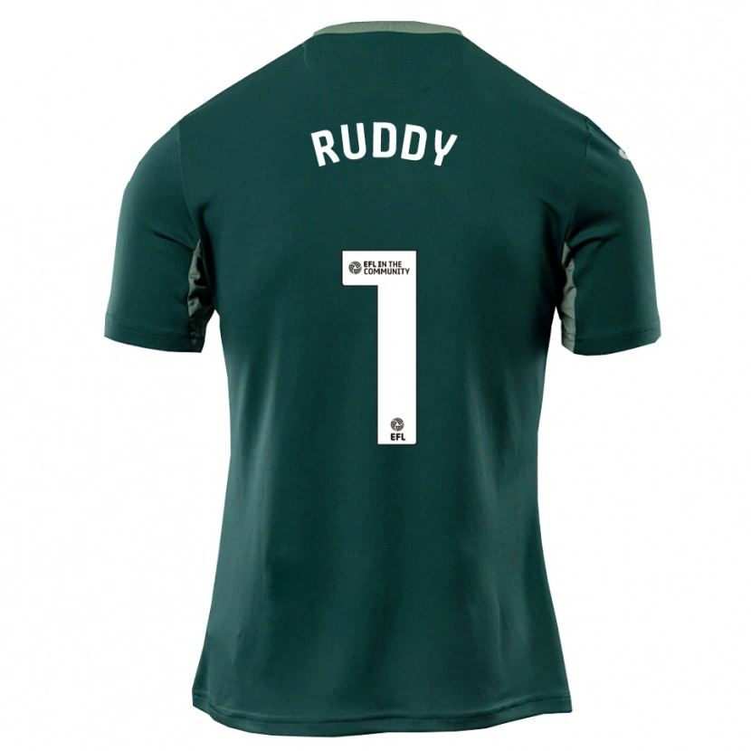 Danxen Criança Camisola Jack Ruddy #1 Verde Branco Roxo Alternativa 2025/26 Camisa Brasil