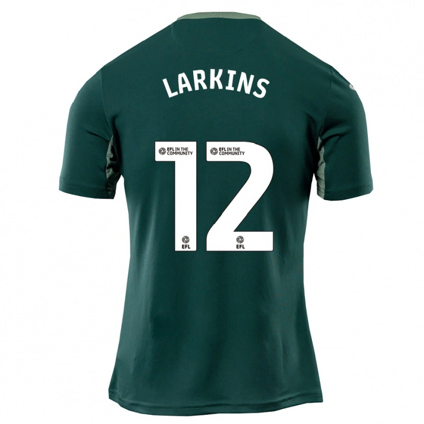 Danxen Criança Camisola Anna Larkins #12 Verde Branco Roxo Alternativa 2025/26 Camisa Brasil