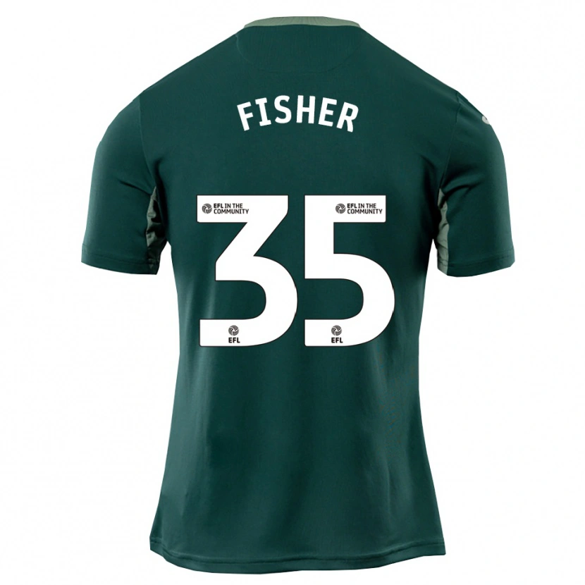 Danxen Criança Camisola Kellen Fisher #35 Verde Branco Roxo Alternativa 2025/26 Camisa Brasil
