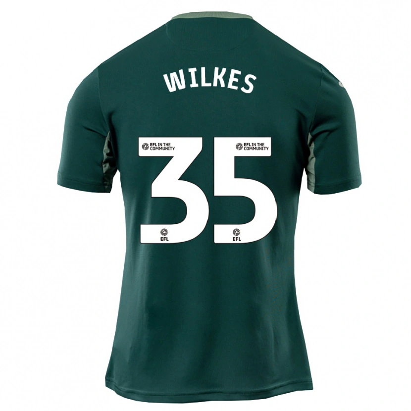 Danxen Criança Camisola Reece Wilkes #35 Verde Branco Roxo Alternativa 2025/26 Camisa Brasil