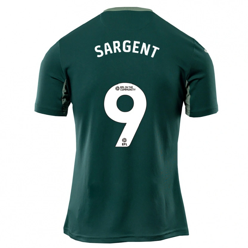 Danxen Criança Camisola Josh Sargent #9 Verde Branco Roxo Alternativa 2025/26 Camisa Brasil