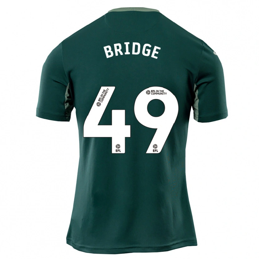 Danxen Criança Camisola Aj Bridge #49 Verde Branco Roxo Alternativa 2025/26 Camisa Brasil