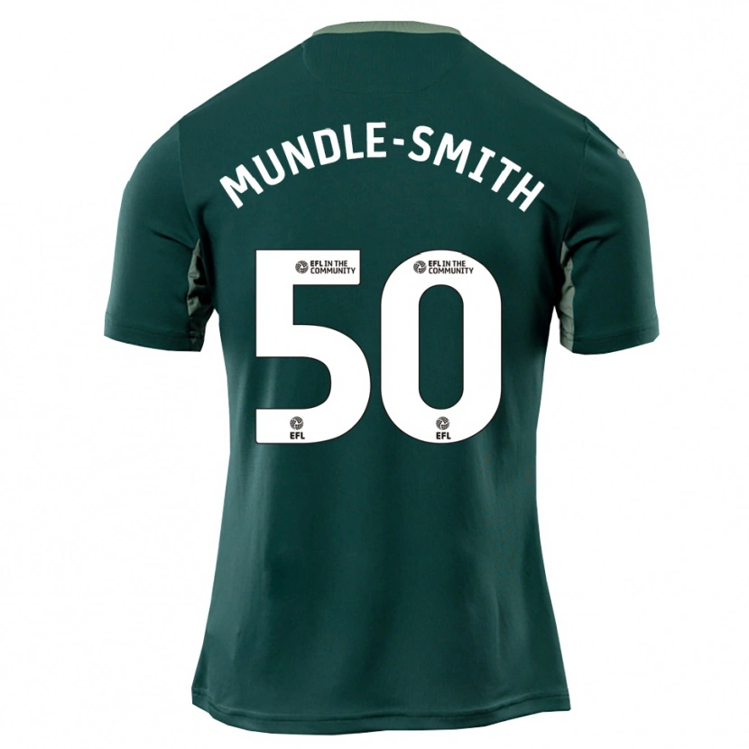 Danxen Criança Camisola Errol Mundle-Smith #50 Verde Branco Roxo Alternativa 2025/26 Camisa Brasil