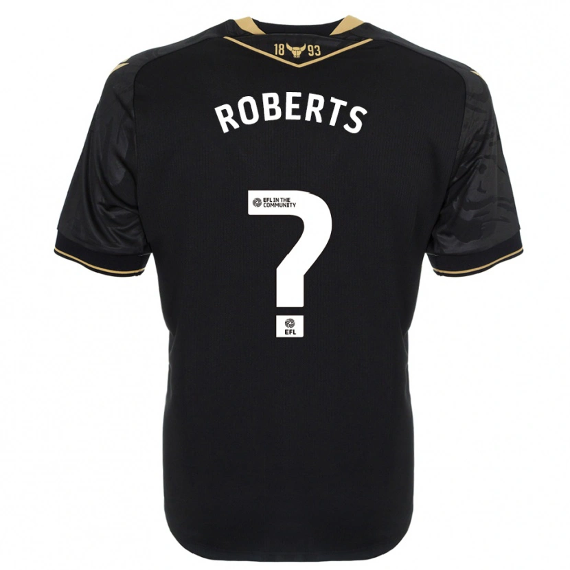Danxen Criança Camisola Amber Roberts #0 Preto Dourado Alternativa 2025/26 Camisa Brasil