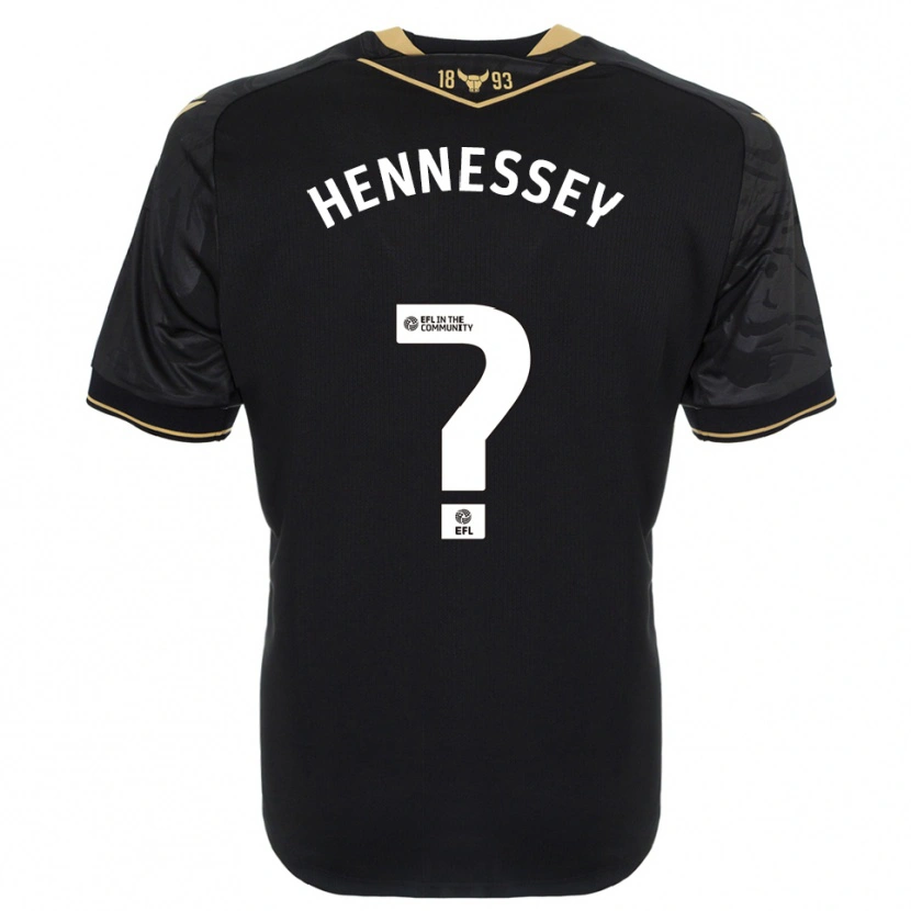 Danxen Criança Camisola Laura Hennessey #0 Preto Dourado Alternativa 2025/26 Camisa Brasil