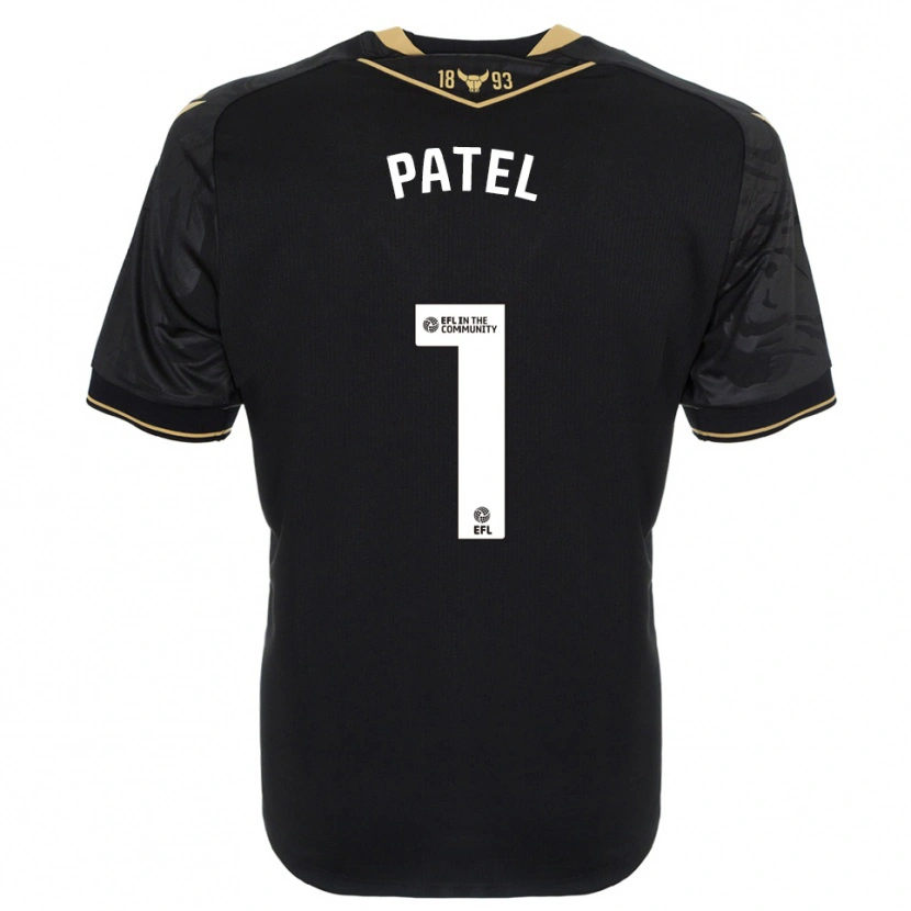 Danxen Criança Camisola Ajae Patel #1 Preto Dourado Alternativa 2025/26 Camisa Brasil