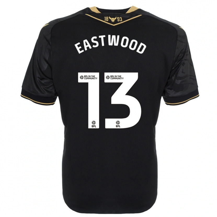 Danxen Criança Camisola Simon Eastwood #13 Preto Dourado Alternativa 2025/26 Camisa Brasil