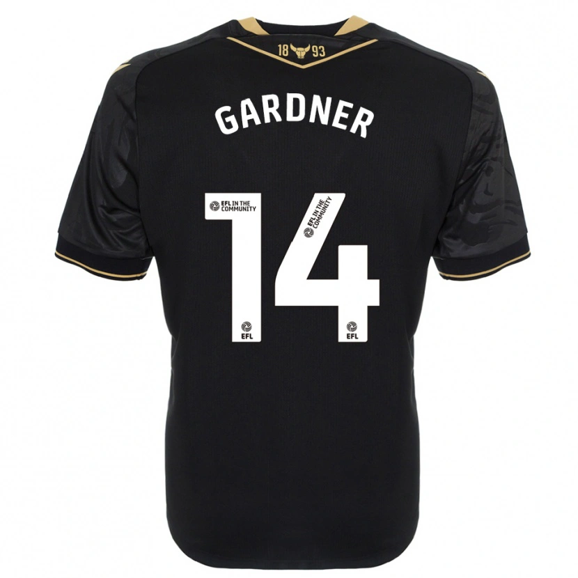 Danxen Criança Camisola Harley Gardner #14 Preto Dourado Alternativa 2025/26 Camisa Brasil