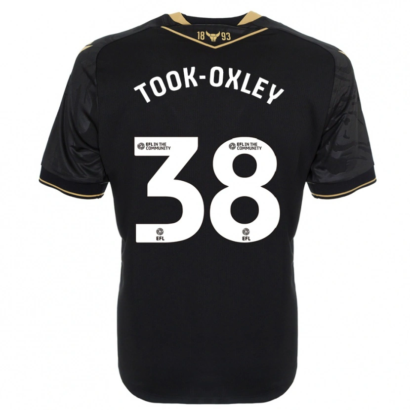 Danxen Criança Camisola Zaide Took-Oxley #38 Preto Dourado Alternativa 2025/26 Camisa Brasil