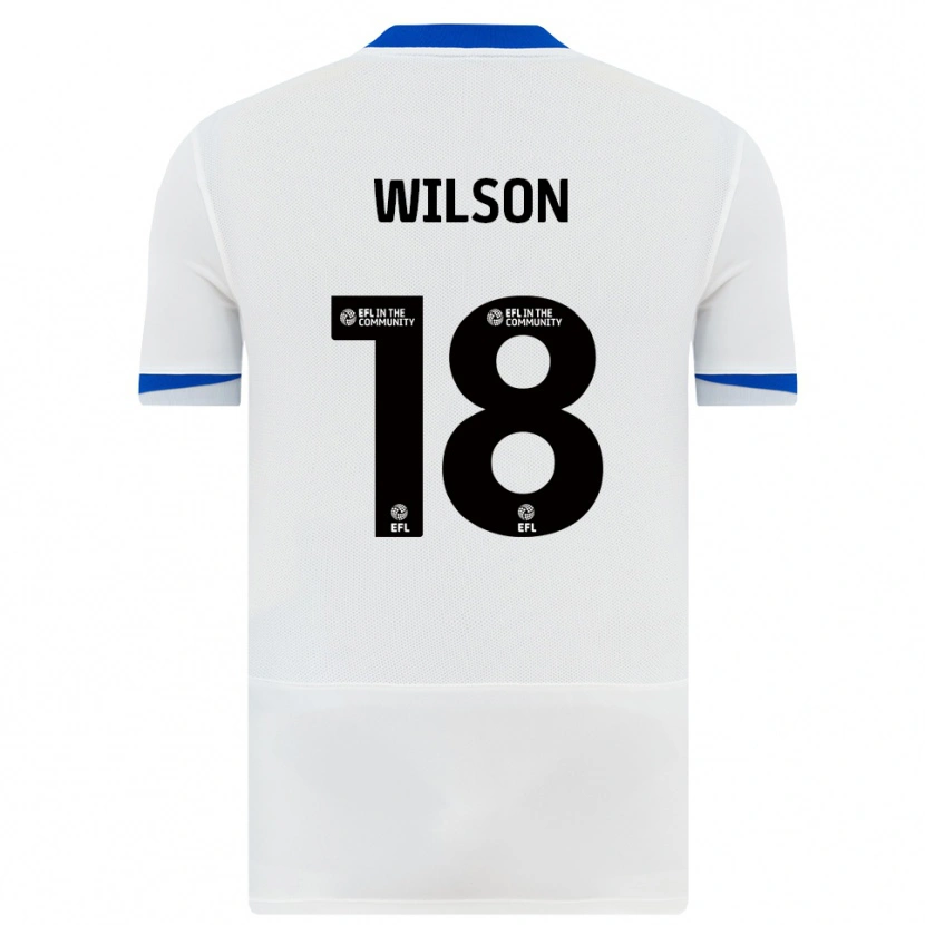 Danxen Criança Camisola George Wilson #18 Branco Preto Alternativa 2025/26 Camisa Brasil