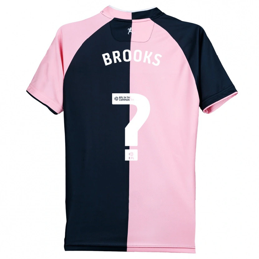 Danxen Criança Camisola Billie Brooks #0 Rosa Preto Alternativa 2025/26 Camisa Brasil