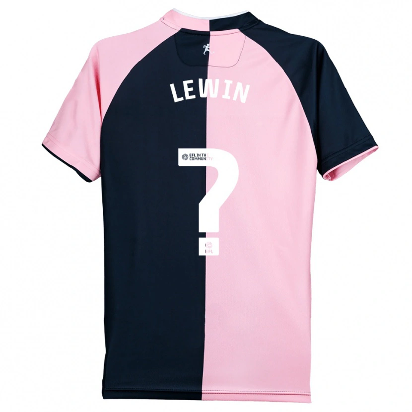 Danxen Criança Camisola Georgie Lewin #0 Rosa Preto Alternativa 2025/26 Camisa Brasil